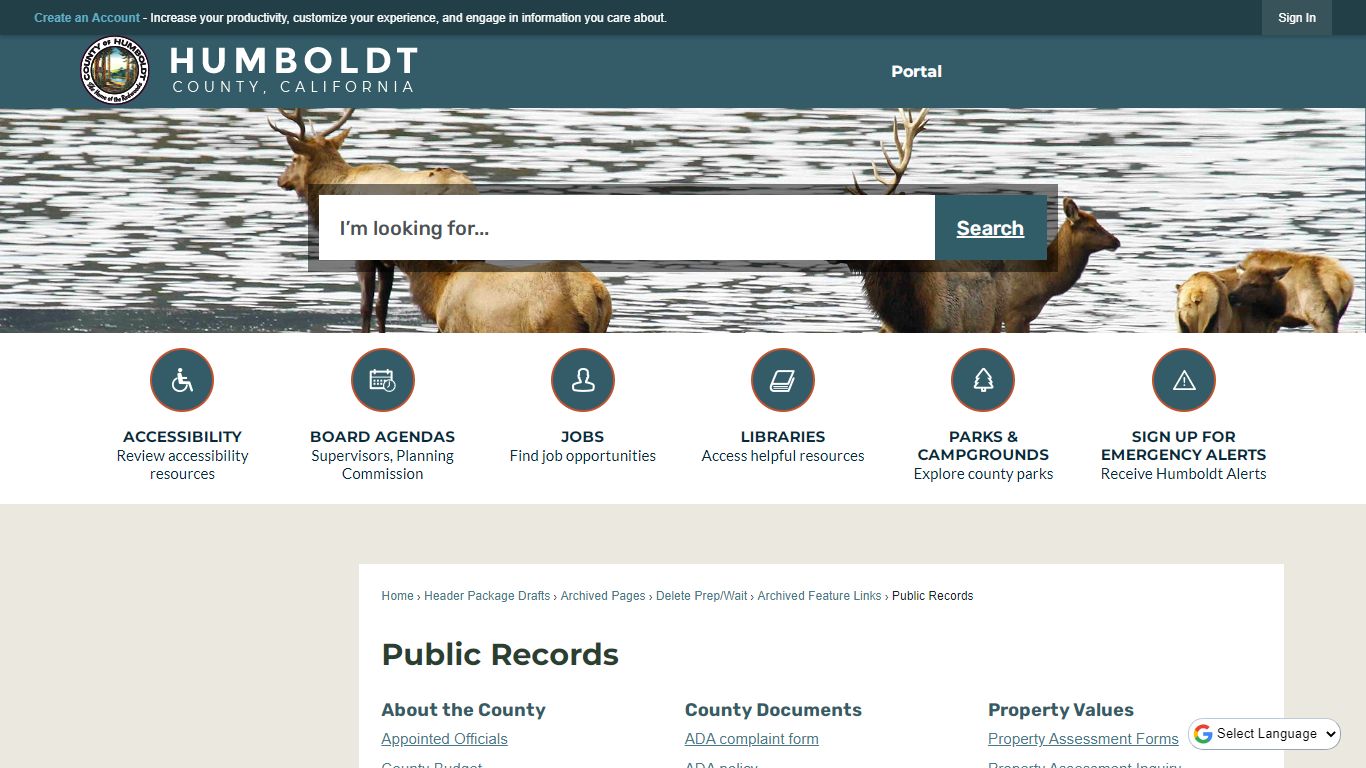 Public Records | Humboldt County, CA - Official Website